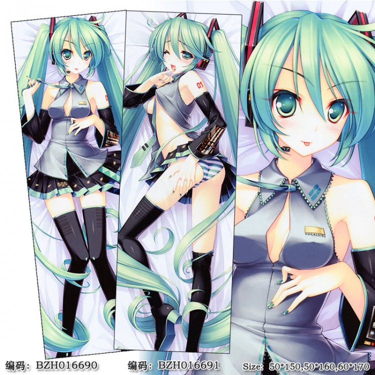 BZH016690 Vocaloid Double-sided super soft comfort plush pillow  60X170CM