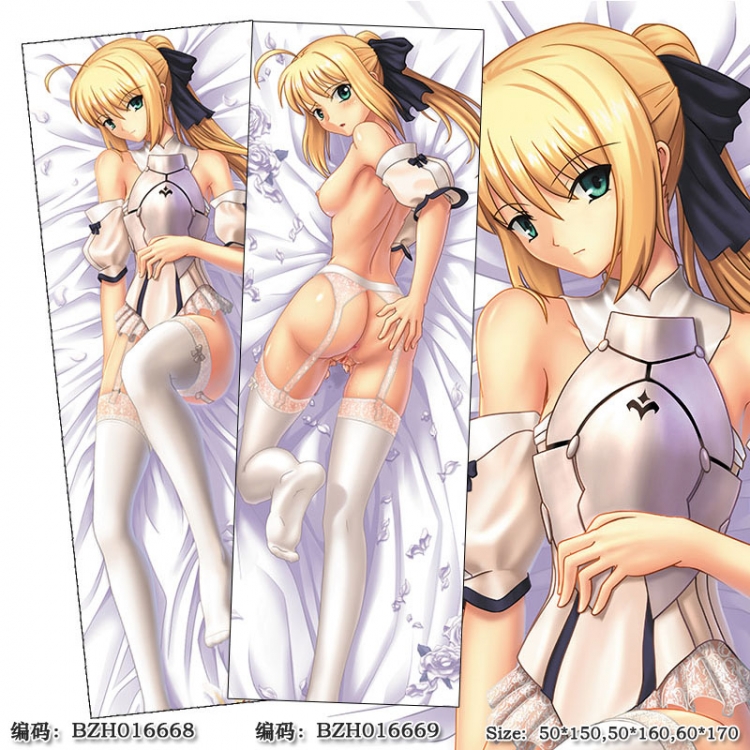 BZH016669 Fate stay night Double-sided super soft comfort plush pillow  60X170CM