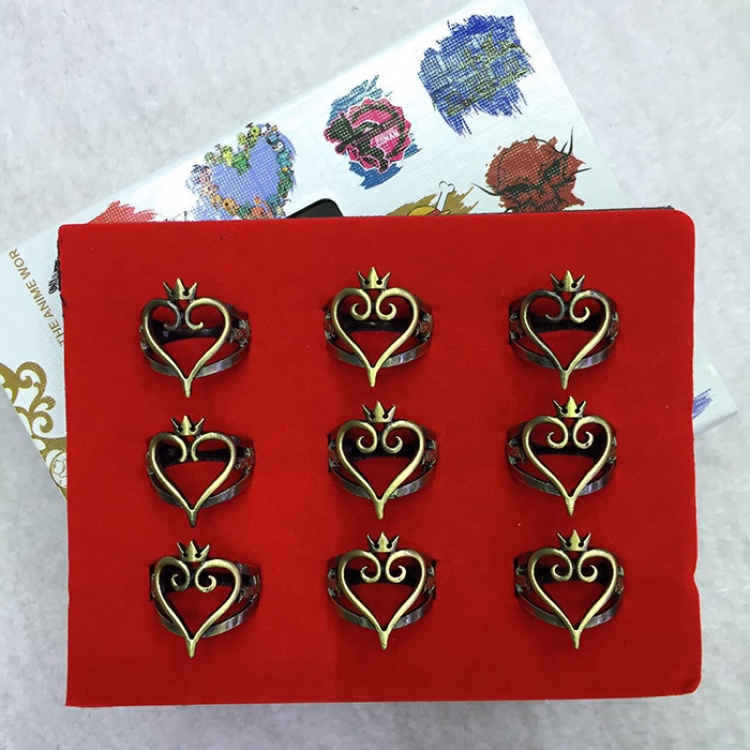 Ring kingdom hearts price for 9 pcs a set