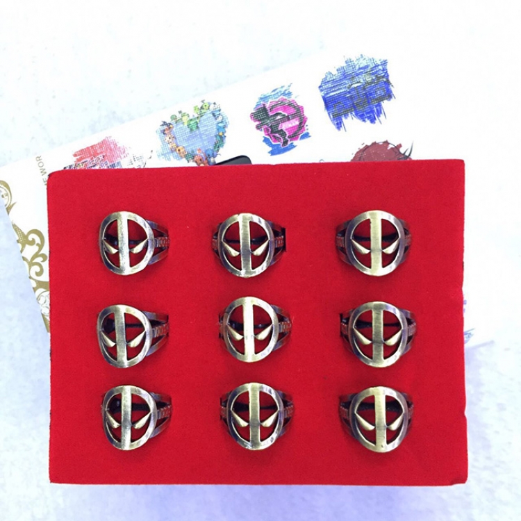 Ring Deadpool ring price for 9 pcs a set