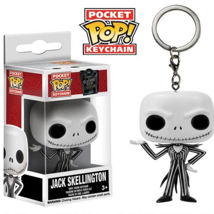 funko POP Figure The Nightmare Before C.. jack key chain 4cm