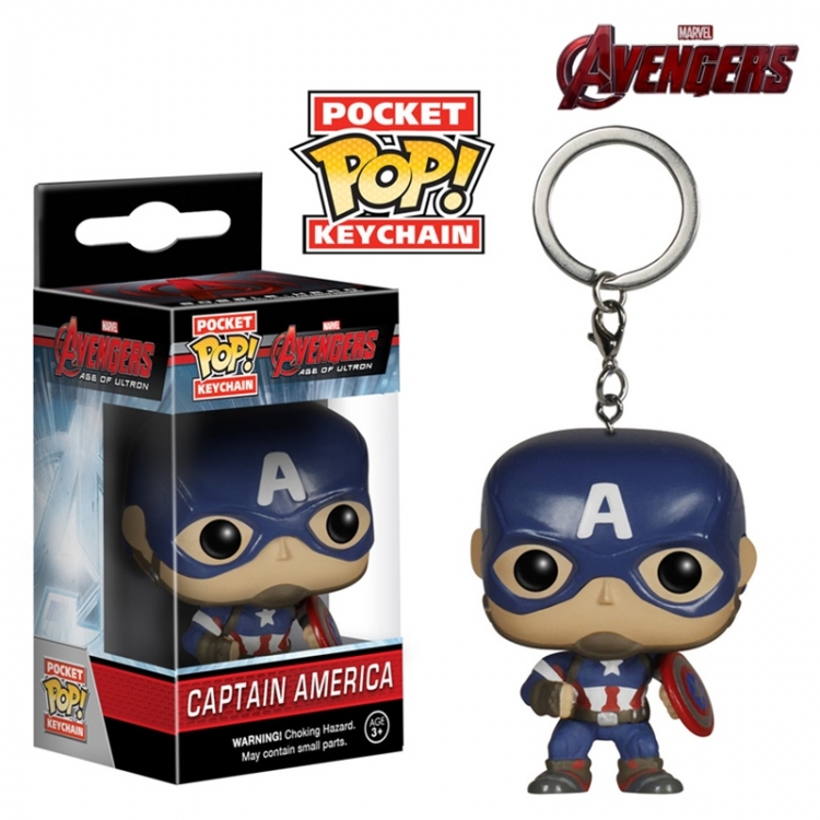 The avengers allianc Captain America key chain price for 5 pcs a set 4cm