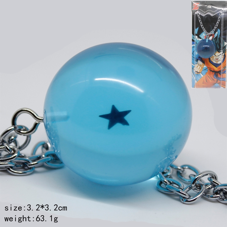 Necklace DRAGON BALL one star   key chain  price for 5 pcs a set 3.2cm