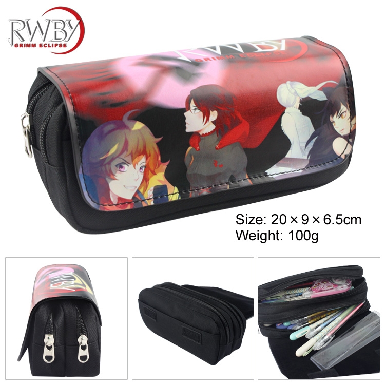 RWBY-PU pu wallet pencil bag nylon