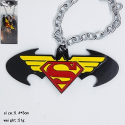 Necklace  Justice League key c...