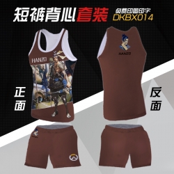 Overwatch hanzo Mesh cloth sho...