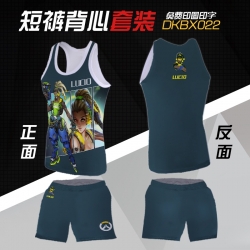 Overwatch lucio Mesh cloth sho...