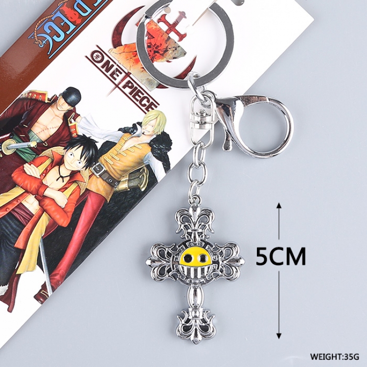 One Piece Trafalgar Law(Trafalgar D Water Law)  key chain necklace price for 5 pcs a set