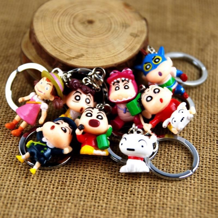 CrayonShin key chain price for 5 set with 8 pcs a set