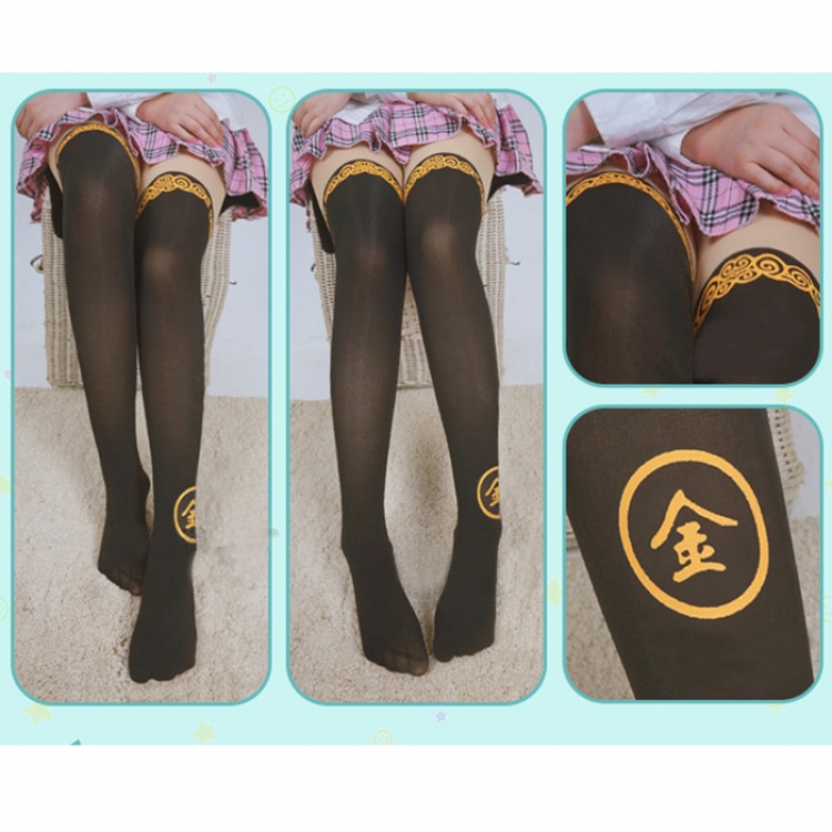 socks/stockings Gintama High-pants with pants silk socks price for 6 pcs a set  95cm  Suitable for  155cm-170cm