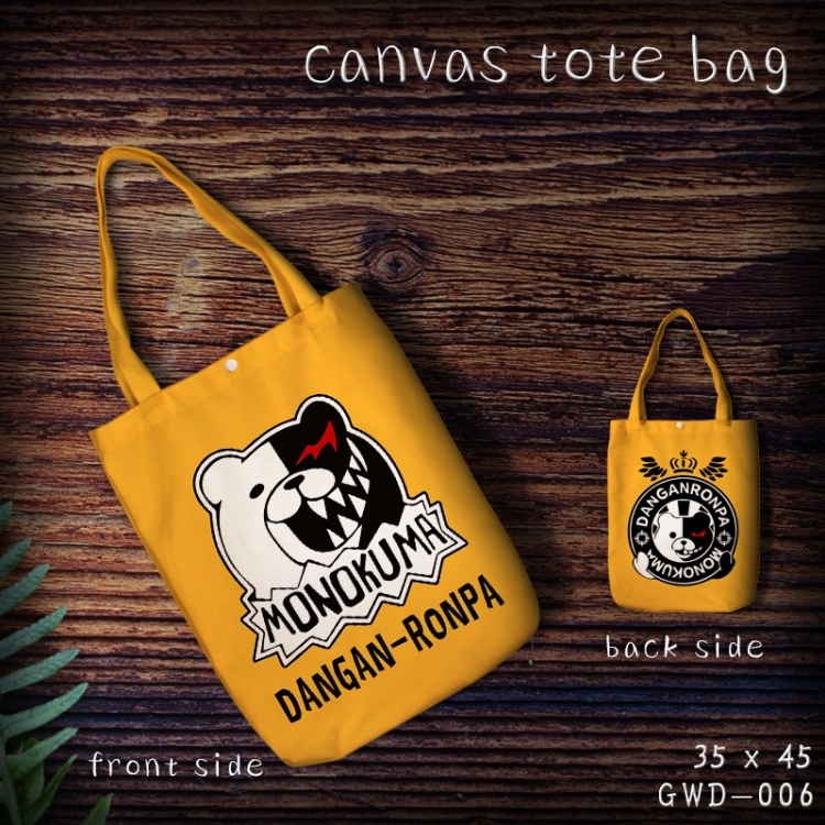 Dangan-Ronpa Shoulder Bags  Canvas Shopping Bag 35X45CM