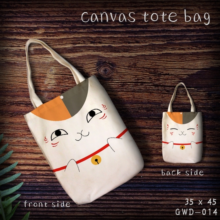 Natsume_Yuujintyou Shoulder Bags  Canvas Shopping Bag 35X45CM