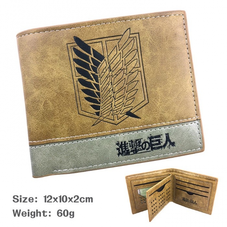 Attack on Titan pu wallet