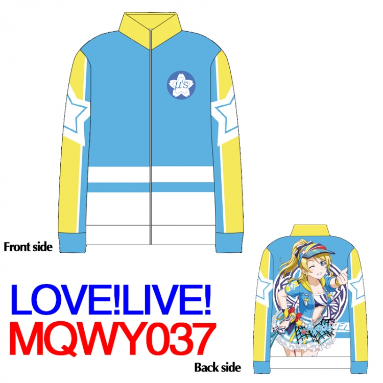 Cosplay  Dress  love live Eli AyaseEllie cosplay dress hoodies  healthy fabric M L XL XXL XXXL