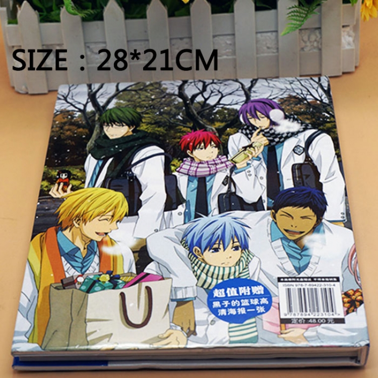 Kuroko no Basuke artbook price for 6 pcs a set Book 3 days in advance（Gift poster）