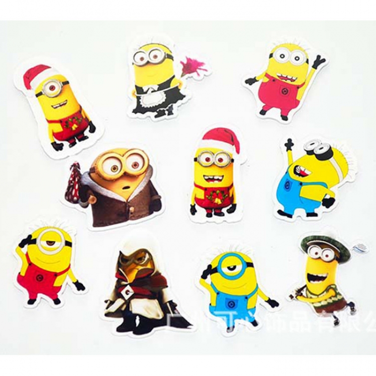 Minions brooch key chain price for 50 pcs a set  3X4.5CM