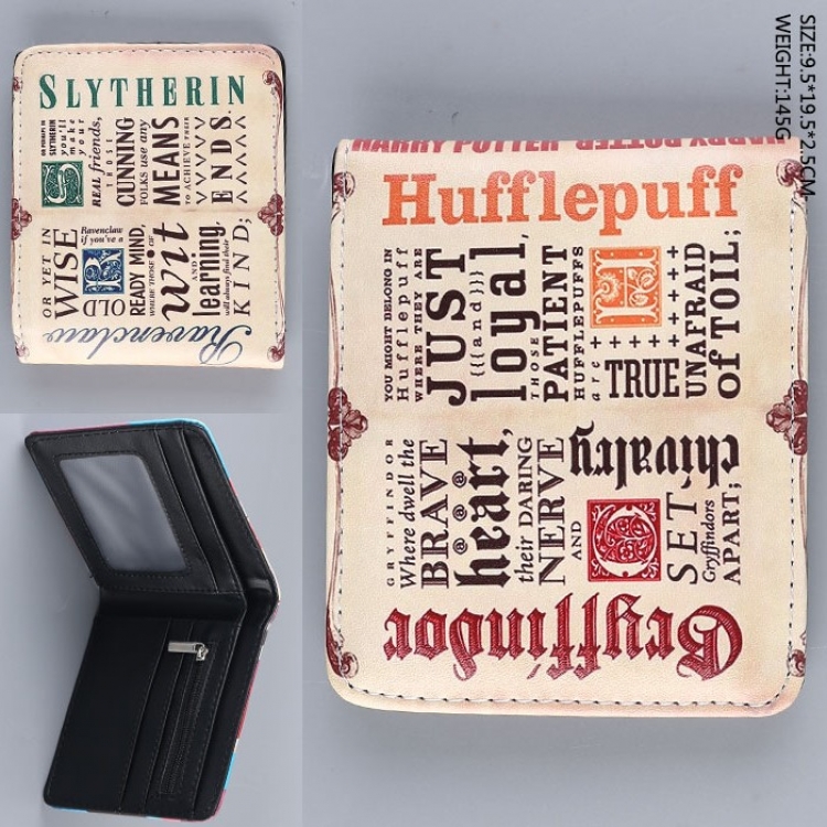Harry Potter  Hufflepuff pu wallet