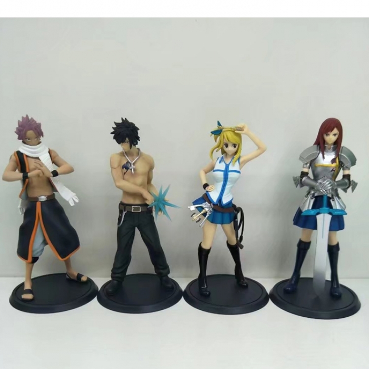 Figure Fairy tail SC Etherious • Natsu • Dragneel  Lucy Heartfilia  Erza Scarlet   Gray Fullbuster  figure 15cm