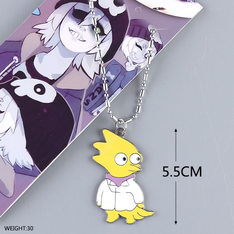 Undertale Necklace  key chain price for 5 pcs a set