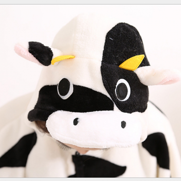 Cows Flano Flannel Rompers  pajamas Onesie S M L XL-price for 5 pcs a set