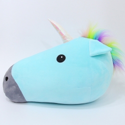 Unicorn blue cushion plush  40...