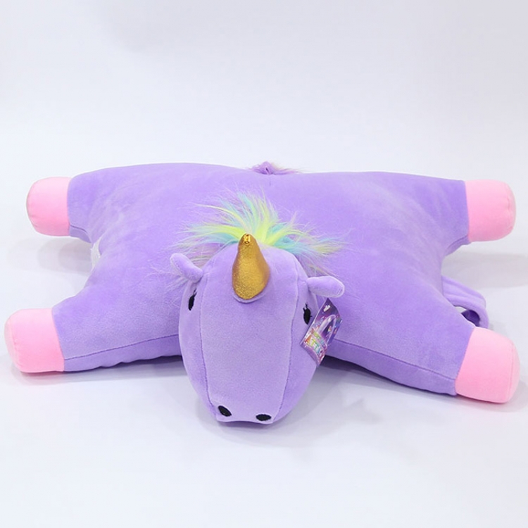 unicorn plush cushion  40X28CM-