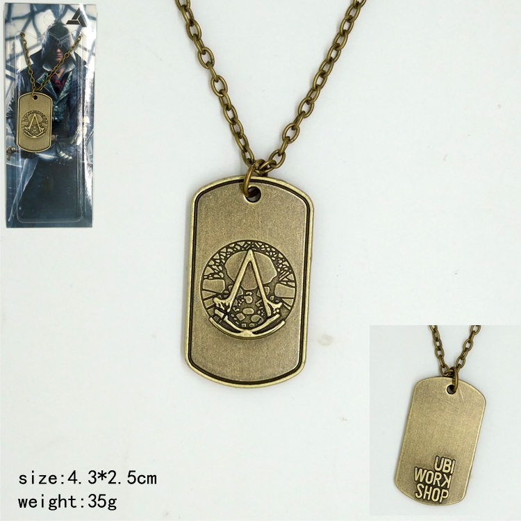 Assassin's Creed Necklace   price for 5 pcs