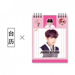 BTS jungkook  Calendar desk di...