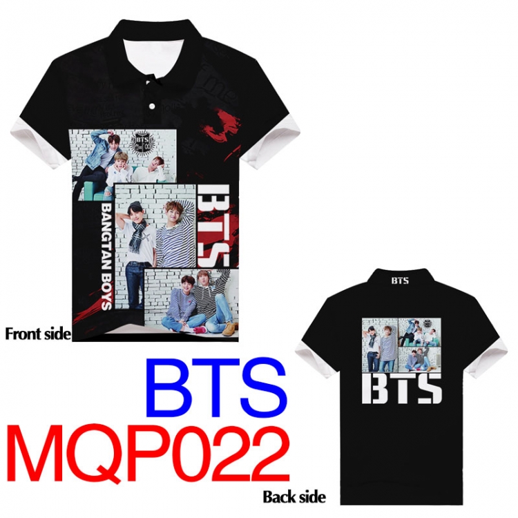 BTS MQP022 T-shirt Full-color double-sided M  L  XL  XXL  XXXL