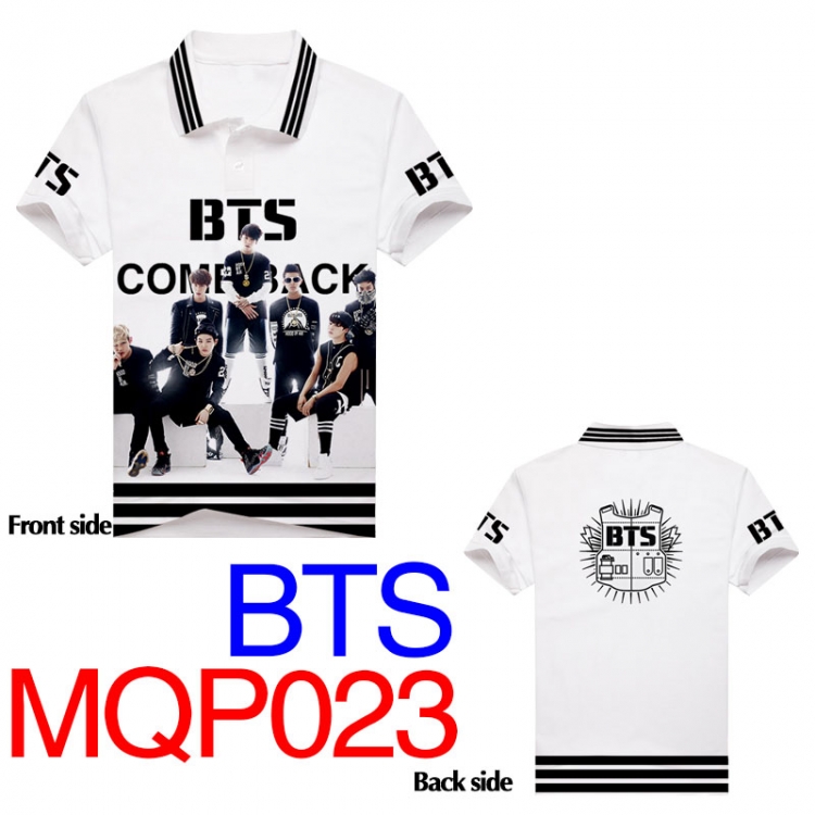 BTS MQP023 T-shirt Full-color double-sided M  L  XL  XXL  XXXL