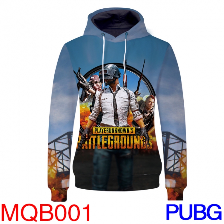 MQB-001 Playerunknown's Battlegrounds Hat Coat Fleece Hat T-shirt hoodies  M L XL XXL XXXL