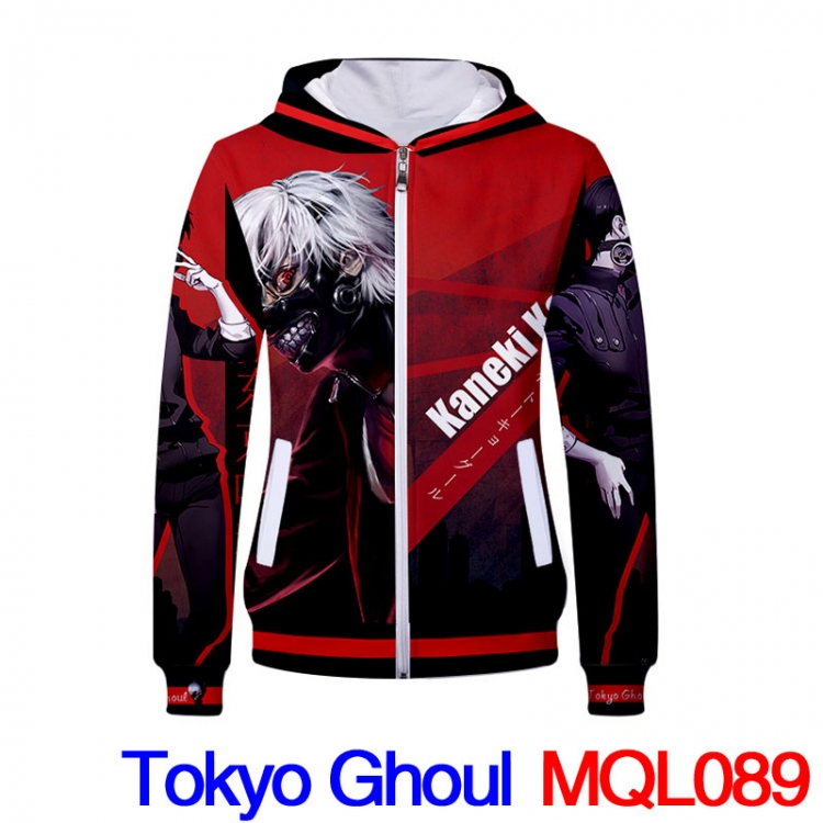 MQL089 Hat Tokyo Ghoul Coat Fleece Hat T-shirt hoodies  M L XL XXL XXXL