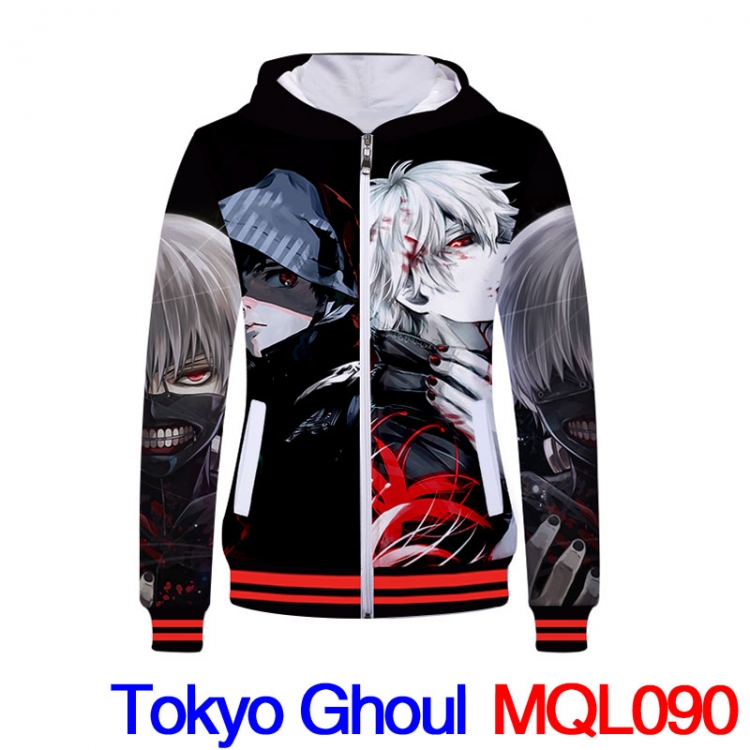 MQL090 Hat Tokyo Ghoul Coat Fleece Hat T-shirt hoodies  M L XL XXL XXXL