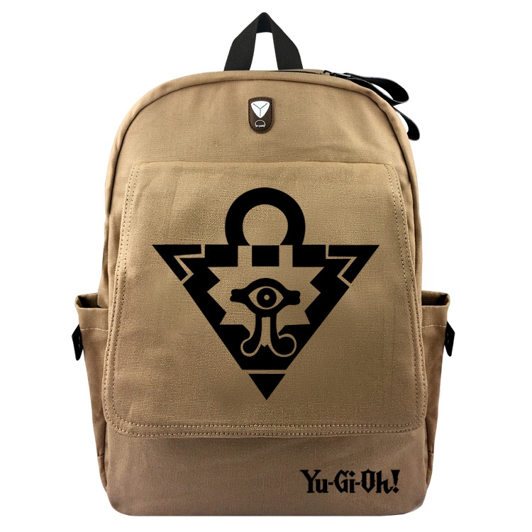 Yugioh  Browm Padded Canvas Backpack