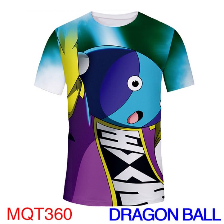 DRAGON BALL MQT360 Modal T-Shirt Full-color Double-sided M L XL XXL XXXL