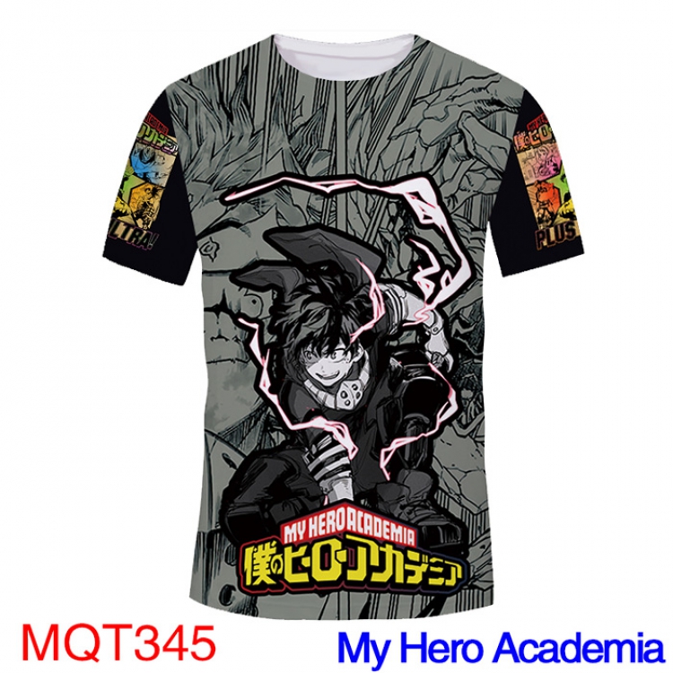 My Hero Academia MQT345 T-Shirt full-color double-sided M L XL XXL XXXL