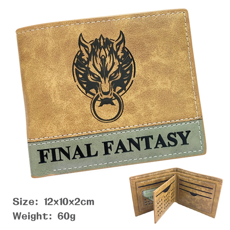 Wallet Final Fantasy Wolf PU wallet