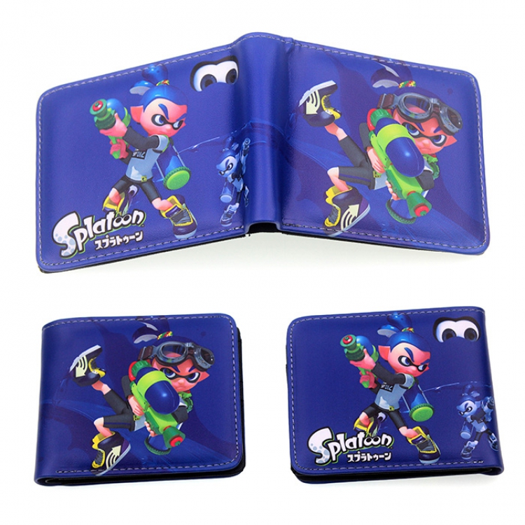 Splatoon  PU Short Wallet E