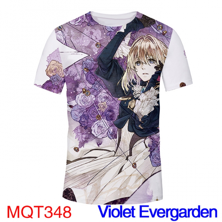 VT-shirtViolet Evergarden MQT348 Full-color Double-sided M L XL XXL XXXL
