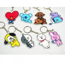 Key Chain BTS BT21 Acrylic 8 S...