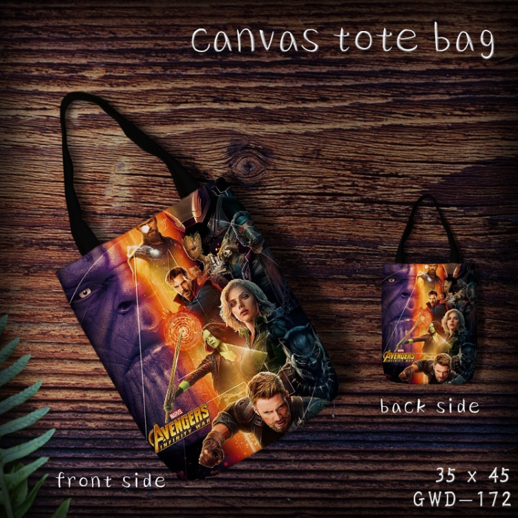 Handbag The avengers allianc canvas bag 35x45