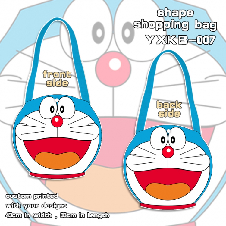 YXKB007-Doraemon Cotton And Linen Handbag