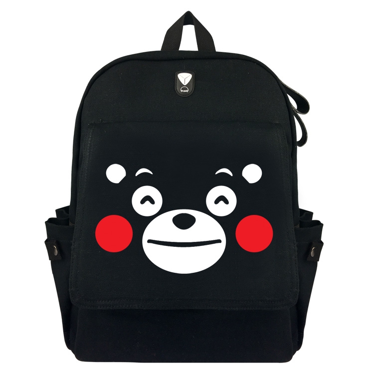 Kumamon To Shut Up Padded Canvas Backpack