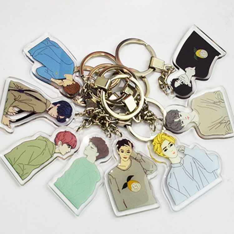 Key Chain EXO Mix price for 40 pcs 4.5X3CM