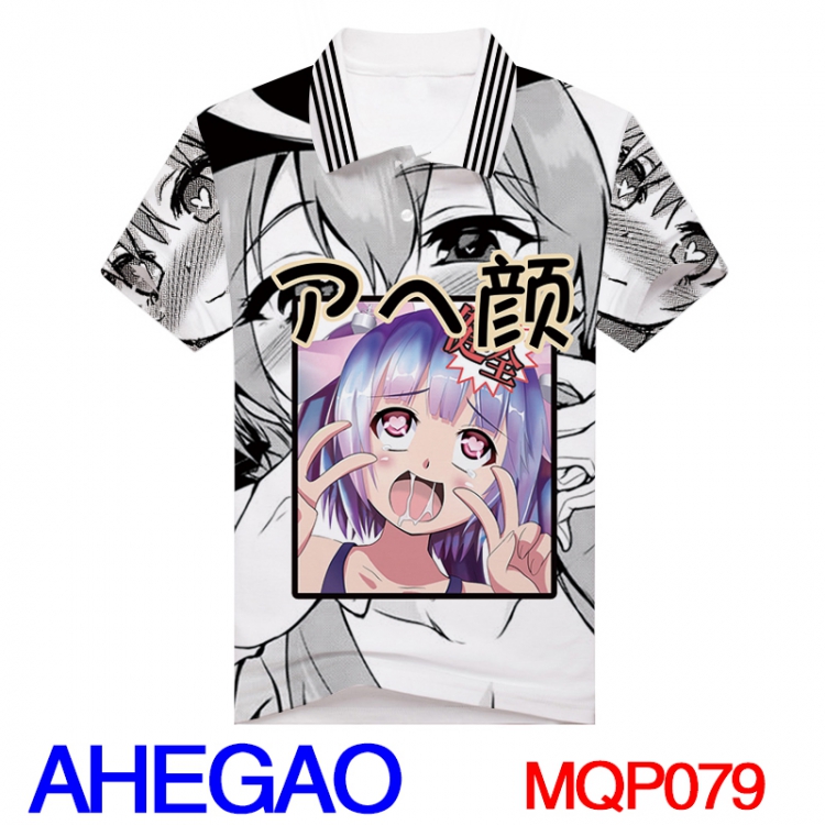 MQP079 Ahegao Peace T-shirt M L XL XXL XXXL