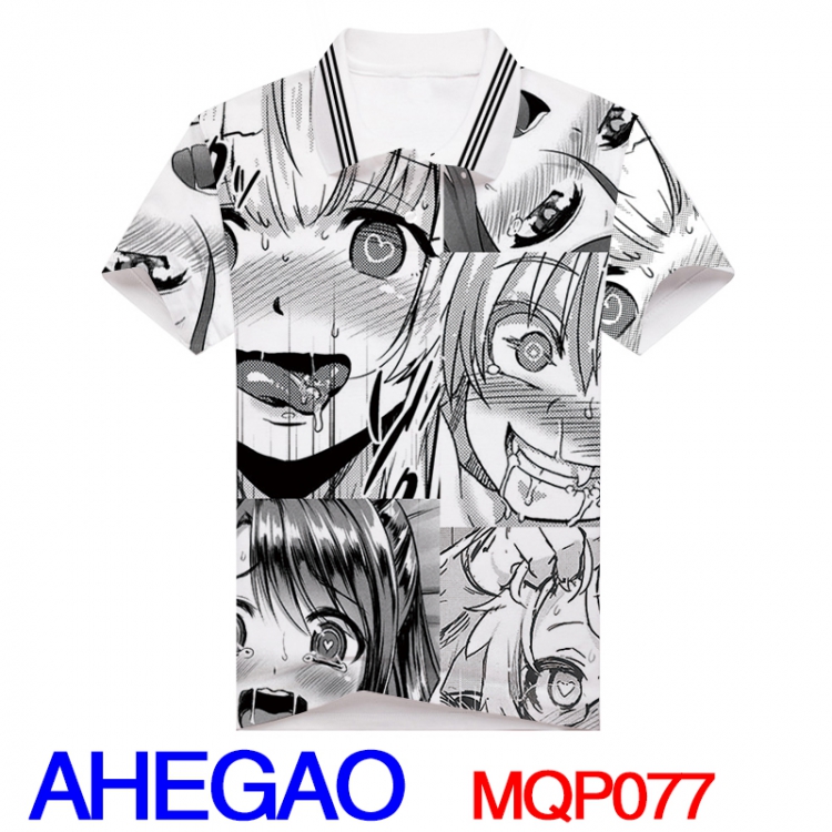 MQP077 Ahegao Peace T- shirt M L XL XXL XXXL