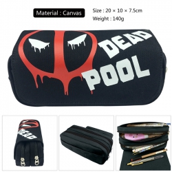 Pencil Bag Deadpool Canvas Dou...