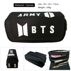 BTS Canvas Pencil Bag