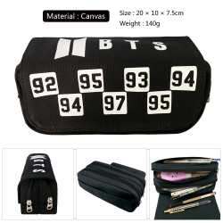 BTS Canvas Digital Pencil Bag