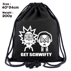 Rick and Morty Canvas Backpack